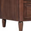 Armoire de chevet 3 tiroirs Alvira Brown