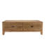 Frostburg Solid Wood Four Leg Coffee Table with Storage
