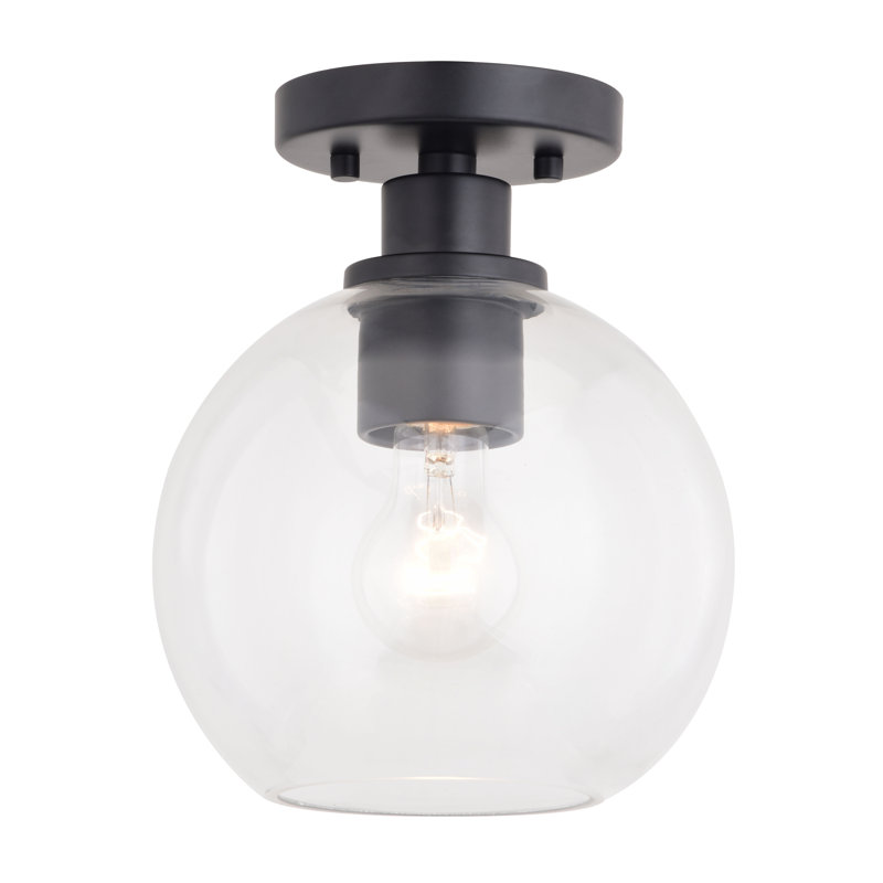 Plafonnier semi-encastré en verre Marshall