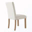 Ensemble de 4 chaises de salle à manger, chaises de salle à manger modernes avec dossier et chaises de cuisine en tissu avec pieds en bois-115716233
