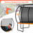 16FT Outdoor Big Trampoline with Basketball Hoop,  LED Light Option, Storage Bag, Anchor Kit, Inner Safety Net, Ladder, Spring Cover Padding, for Kids-102304843