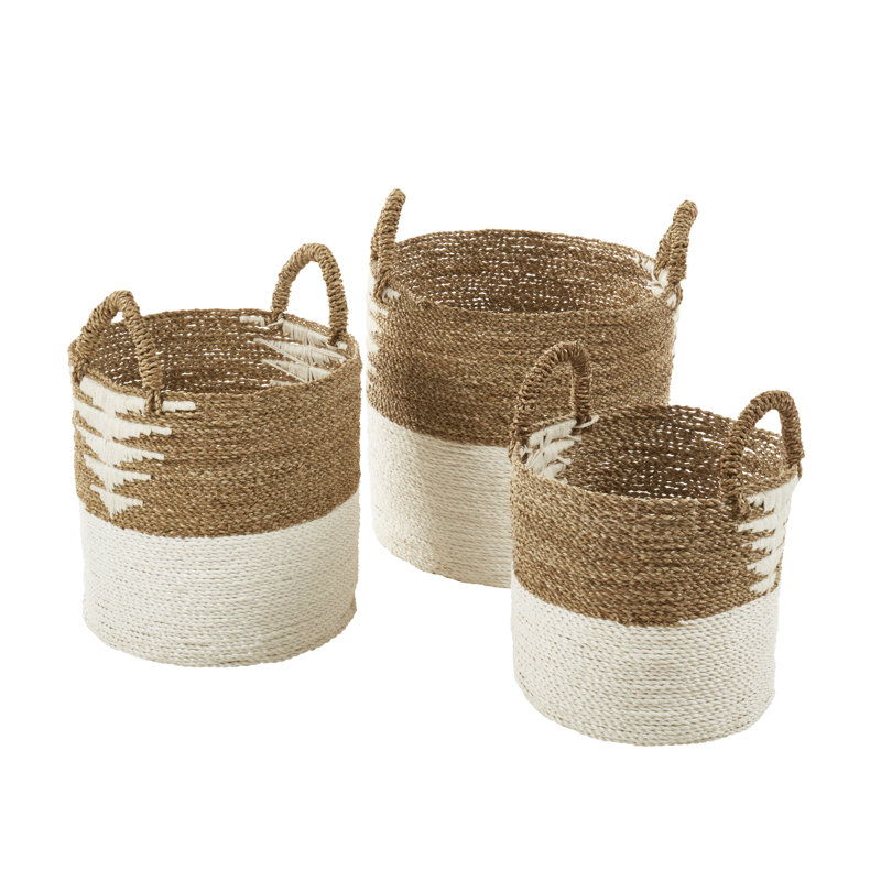 Natural Abaca Nesting Basket (Set of 3)