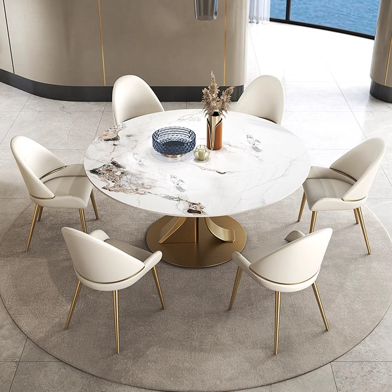 Table ronde simple et légère, H 29,53 po x L 47,25 po x l 47,25 po