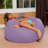 Bean Bag Chair for Kids, Teens, and Adults - Filled with Soft Beads, Includes Removable and Machine Washable Cover - Multiple Colors, Sizes and Fabrics including Soft Nylon & Canvas with Patterns-1782650930-1785356745