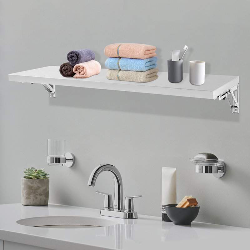 Tablette flottante en acier inoxydable