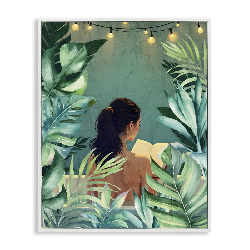 «Twinkle Palm Girl Portrait», estampe numérique, conception de Kim Allen, H 30 po x l 24 po