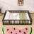 Queen Wooden Floor Bed With Guardrails