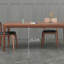 Black Walnut Dining Table Walnut Solid Wood Top Dining Table-101074032