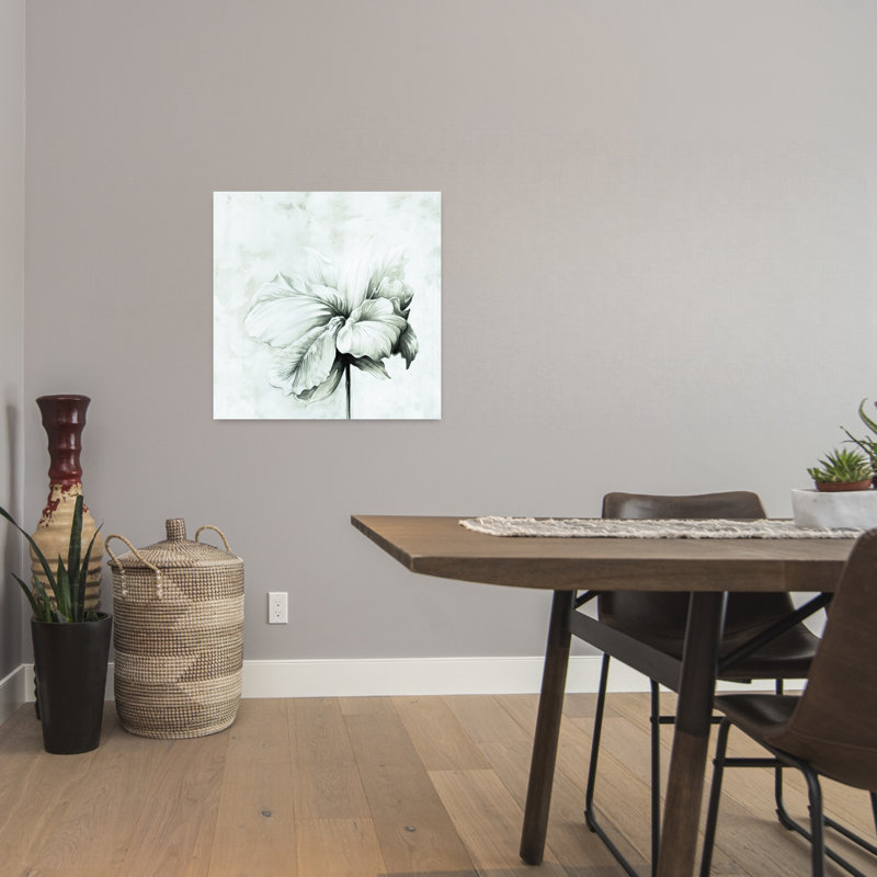 Art floral contemporain, H 24 po x l 24 po
