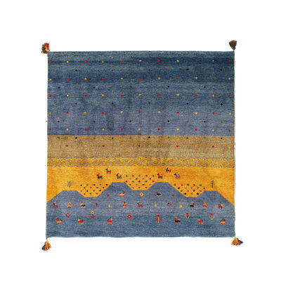 Canvello Gabbeh Brown And Grey Rug - 6'9 X 8'9"