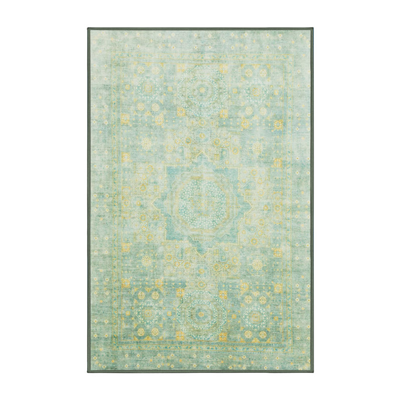 Abstract Indoor Rug, Rectangle 7' x 9'
