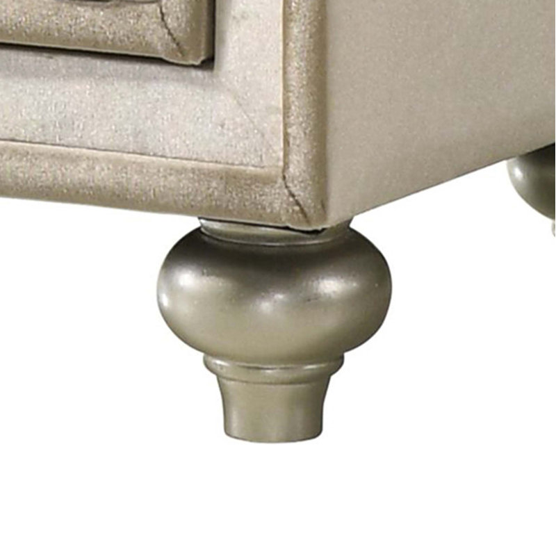 Exquisite Velvet Nightstand With Premium Features