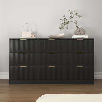 Grande commode 9 tiroirs 63 po