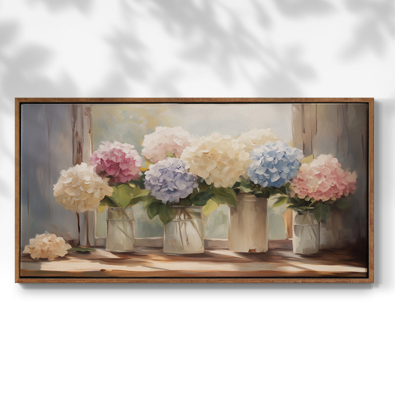 Botanical Series-CCL- Toile tendue avec châssis tendue, prête à être accrochée, H 17 po x l 33 po, Noyer
