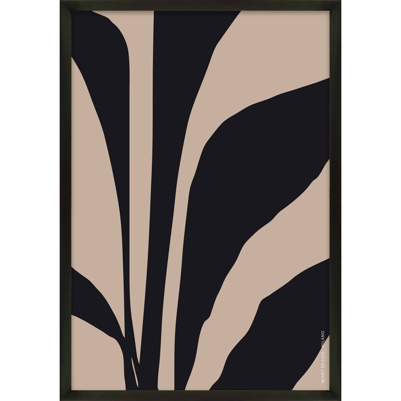 Organic Abstraction 1 by Romina Gadler, Black Framed Paper, 20" H x 14" W x 1.25" D
