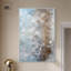 Cerulean Shore Canvas Elegant Gold Abstract par Art Remedy-105593716-105593717