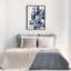 Impression sur toile encadrée de cactus bleus