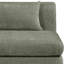 Causeuse modulaire en tissu Eilene Chenille-112472597-113470844
