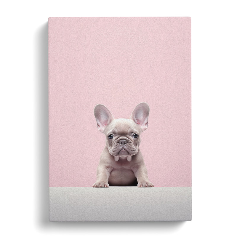 French Bulldog Minimalism No.3 - Wrapped Canvas, 76cm H x 50cm W x 3cm D