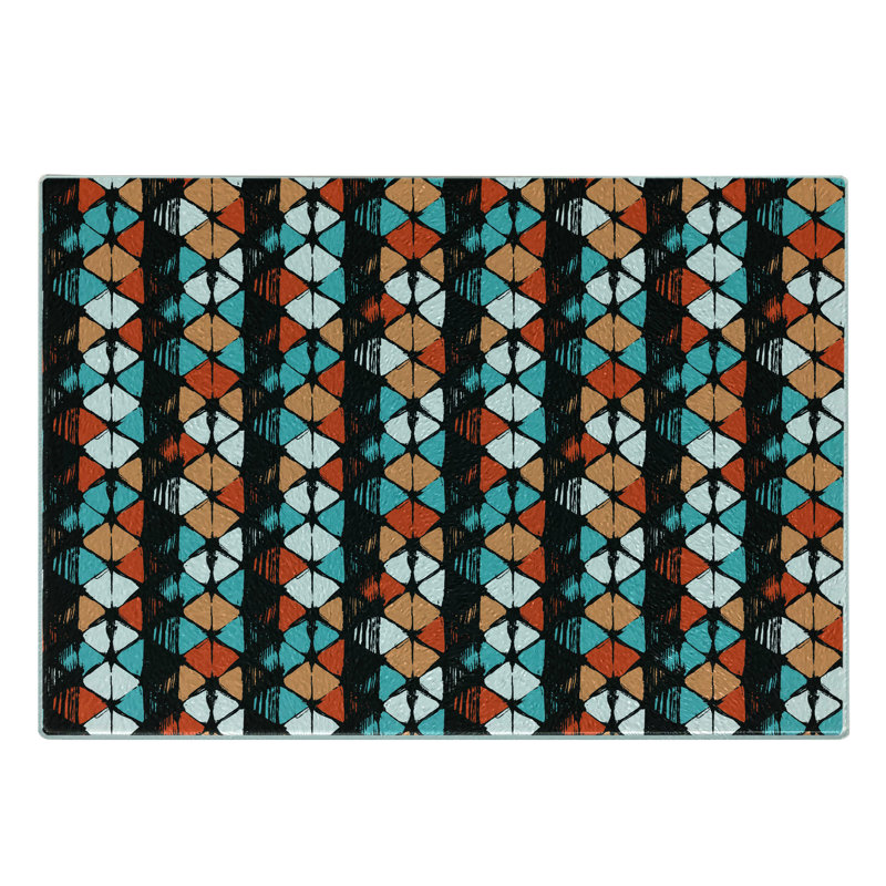 Planche à découper en verre trempé Ambesonne