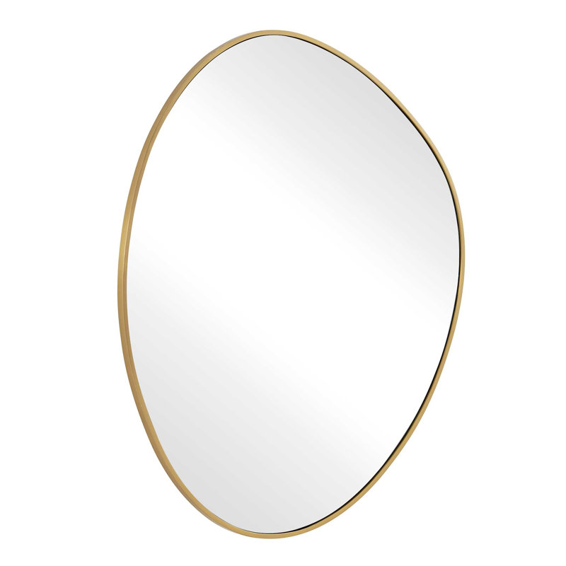  Distort Antique Brass Mirror