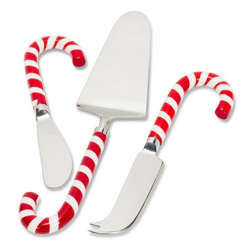 Candy Cane Handled Cake Server