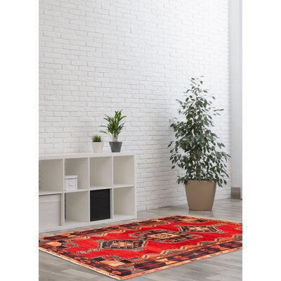 Tapis rouge Konya Anatolian 4 pi 4 po x 6 pi 6 po