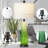 Table Lamps Nightlight 2in1 Glass Green Ripple Style with Rotary Switch Touch Switch(Set of 2)-567154293