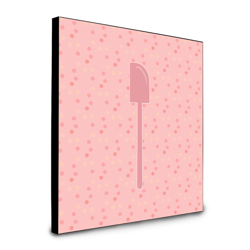 Spatule, art encadré Valentia, Rose