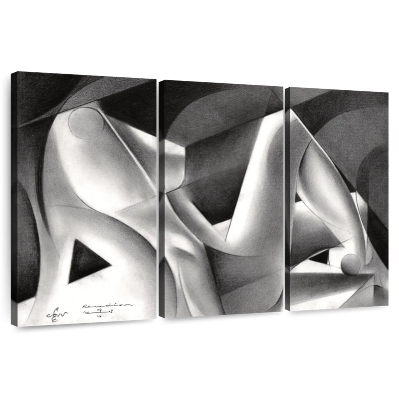 Leisha Roundism VIII, 42" H x 65" W
