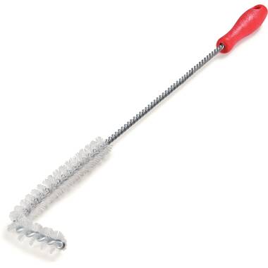 16113-NPF FixtureDisplays 12 BBQ Barbecue Grill Brush with Stainless Steel  Bristles Oven Cleaning Tool 16113