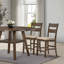 Ensemble de table de salle à manger à hauteur de comptoir extensible Horizon avec chaises rembourrées (7 pièces)-133656828