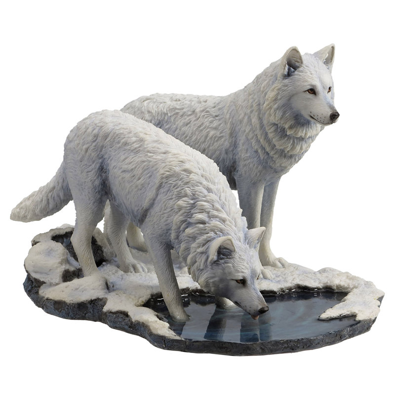 Figurine 10.24 en résine de polyuréthane blanche