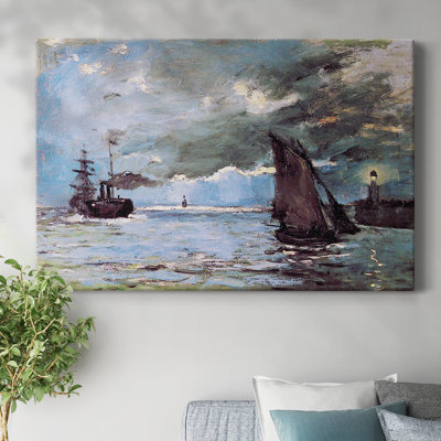 Seascape by Monet-Gallery Wrapped Canvas