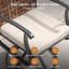 Chaise de patio pivotante en osier