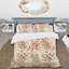 Ensemble de housse de couette traditionnel beige à motif floral Meadows VI - traditionnel-109149911