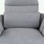 Fauteuil inclinable pivotant avec deux coussins amovibles-1821559450