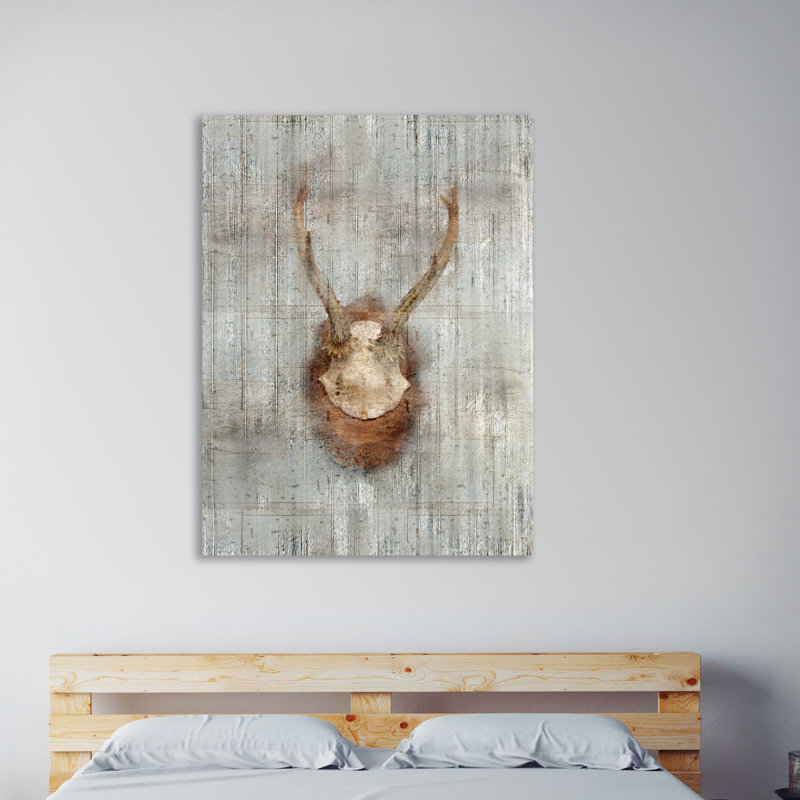 Antlers 1 by Kimberly Allen - Wrapped Canvas Print, 41cm H x 30cm W x 4cm D