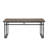 Debasish Dual-Metal Leg Wood Dining Bench-365251476