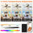 Chantalle 5-Blade Dimmable Integrated LED Ceiling Fan-1439212047