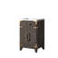 Meuble-lavabo simple avec plateau en acrylique