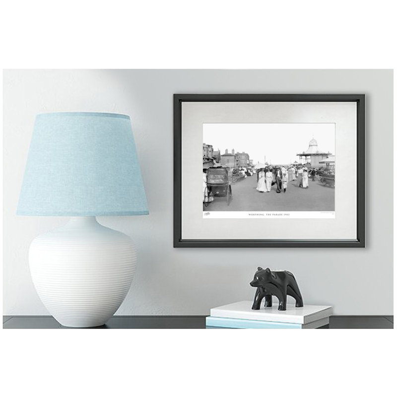 Worthing, The Parade 1903 by Francis Frith - Single Picture Frame Print, 40cm H x 50cm W x 2.3cm D