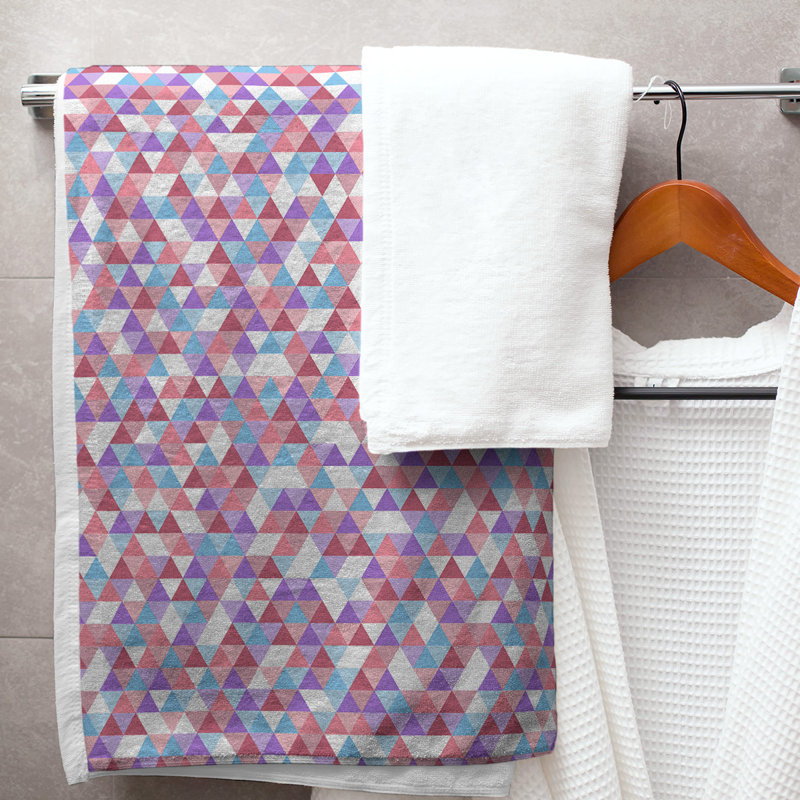 Katelyn Elizabeth Cotton Blend Bath Towel, Pink