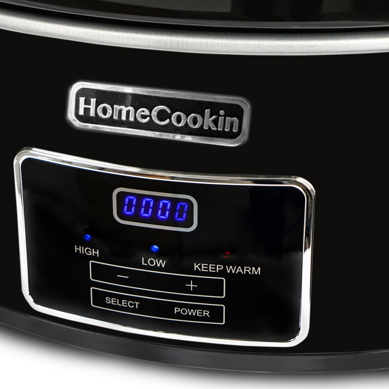 Mijoteuse programmable HomeCookin 7 pte, noir, 7 pte, Noir