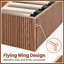 Cadre de lit coffre Armo King rainuré avec plateforme en bois et mécanisme hydraulique