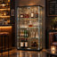 32.17 " W Glass Curio Cabinet