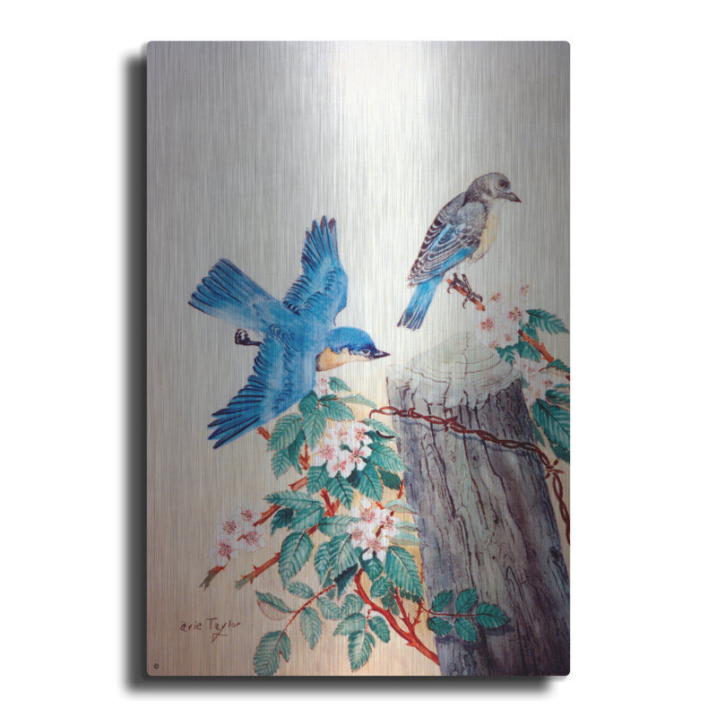 «Bluebirds» par Arie Reinhardt Taylor, H 24 po x l 16 po