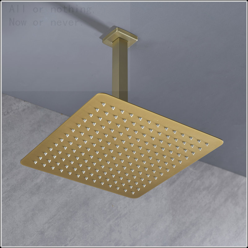 Rain Shower Head High Pressure Rainfall Showerhead Water Saving