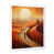 White Single Picture Framed