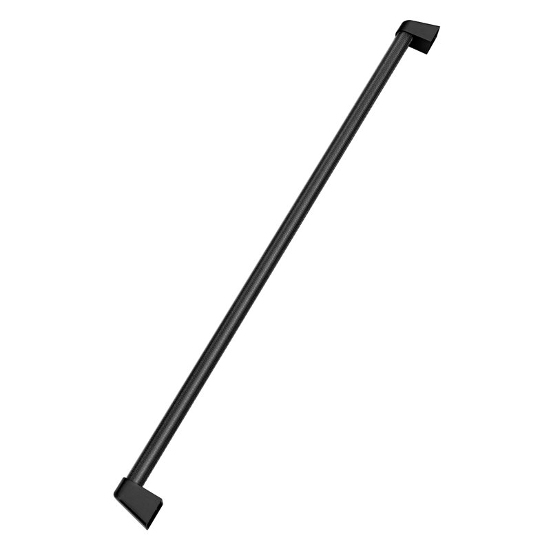 ZLINE Autograph Edition Column Refrigeration Helix Handle (Set of 1) in Matte Black, Black Stainless Steel